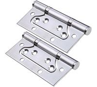 UHPPOTE 4"x3" Thickness 2.5mm Stainless Steel Made Composite Non Mortise Door Hinge (Pack of 1 Pair)