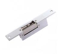 UHPPOTE DC 12V Narrow Type Electric Strike Lock Fail Safe NC Mode with Short Faceplate for Access Door