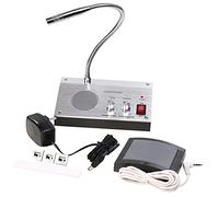 UHPPOTE Dual Way Bank Office Store Bus Station Hospital Security Window Counter Intercom Interphone External Speaker Guard Glass