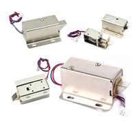 UHPPOTE File Display Cabinet Drawer Latch Solenoid Electric Mortise Lock (Pack of 4)