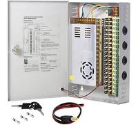 UHPPOTE Power Supply Switch Box AC220V to DC12V 30A 18 Channels Output
