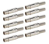 UHPPOTE Solderless No Welding Joint Spring BNC Female Coaxial Connector Adapter Plug (Pack of 10)