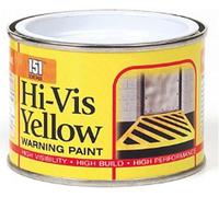 UHR 151 Coatings Hi-Vis Yellow Warning Paint, High Visibility, Quick Drying, Non Cracking, Durable, Long-Lasting Protection, Ideal For Safety And Industrial Use, 180ml