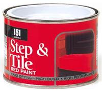 UHR 151 Coatings Step & Tile Red Paint, Non Cracking, Hard Drying, Vibrant Colour, Durable And Long Lasting, Easy To Use, Interior And Exterior Use, DIY Enthusiasts, 180ml