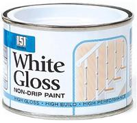 UHR 151 Coatings White Gloss Non-Drip Paint, High Gloss, Non Cracking, Quick Drying, Easy To Use, Compact And Portable, Durable And Long Lasting, Interior & Exterior Use, 180ml