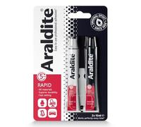 UHR Araldite Rapid Adhesive Set, Solvent-Free, Waterproof, Reliable 5-Minute Set, Indoor and Outdoor use, Easy-to-Apply, Bonding Solution for Everyday Repairs or Technical Applications, 2 x 15ml Tubes