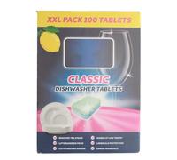 UHR Classic Dishwasher Tablets, 5-in-1 Cleaning Action, Fresh Fragrance, Built-in Salt, Prevents Limescale and Spots, Effective, Long-Lasting Use, Ideal for Home Kitchen