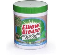 UHR Elbow Grease Bicarbonate of Soda with Scoop, Stain Remover & Deodoriser for Kitchens, Bathrooms, Carpets & Surfaces, Eco-Friendly Cleaning Powder, 500g (Green - 1 pack)