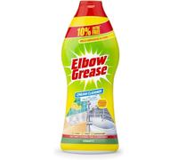 UHR Elbow Grease Cream Cleaner, Powerful Cleaning Cream with Micro Crystals, Removes Grease, Grime & Stains, Non-Scratch Kitchen & Bathroom Surface Cleaner 500ml, (Lemon Green - 1 Pack)