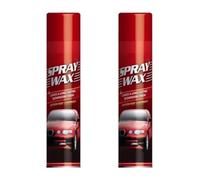 UHR Spray Wax, Long-Lasting Shine (300ml, 2 Pcs) | Fast-Drying Formula, Removes Dust, Dirt, Long-Lasting Protection, Perfect for Home Garage, Cars, Motorcycles, Vans