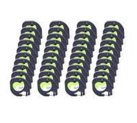 UHRSERNJ 10/20/30/50pcs 12mm Multicolor Plastic Label Tape Compatible With Label Maker Models For Part Number 91331 91201 Works With LT100H LT-100T Printer Supplies(40pcs)