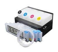 UHRSERNJ 220ml Cartridge Cyber Micolor Skycolor Phantom Compatible Eco Solvent Printer For Domestic Photo Machines 4 Tanks And 4 Cartridges(4Cartridge 4Bottle)