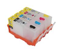 UHRSERNJ 4PCS Refillable Ink Cartridge With ARC Chip Compatible With Printer Models B109a B110a B110c B209a 7510 For Part Number 364