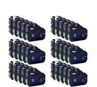 UHRSERNJ 5pcs~40pcs LB-200BK MK-RS100B PT-200BK Compatible With Printer Supplies For Printer Mk2600 Mk2500 Mk2100 Mk2000 Mk1500 Mk1100 Mark 1 Pro M-11C PT200 LB-200BK MK-RS100B PT-200BK(30pcs)
