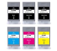 UHRSERNJ Aomya PFI-030 PFI030 Ink Cartridges 55ml Pigment Ink 5 Colors Compatible With Printer Models Image Prograf TA20 TA30 For Part Number PFI-030(6 Pieces)