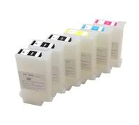 UHRSERNJ Compatible Empty Fill Ink Cartridge For IPF670 IPF680 IPF685 IPF770 IPF780 IPF785 Printers PFi107 PFi-107 With Filled Chip 260ML(6Colors)