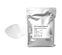 UHRSERNJ DTF Compatible Heat Transfer Powder For Film Printer Direct Printing On All Fabrics White Black Digital Adhesive 500G(500g-White)