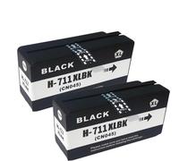 UHRSERNJ Ink Cartridge For 711xl 711 711 Replacement Compatible With T120 T520 Printer Design(2BK)