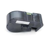 UHRSERNJ MC750 595 Label Strip Compatible With BMP41 BMP51 BMP53 PC Linked Printer Ribbon 19 1mm X 7 6m Label Ribbon 0 75 Inch X 25 Inch通用替换带(1pcs Black-on-Yellow)