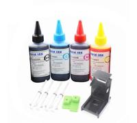 UHRSERNJ Refill Ink Kit Compatible With 67 Ink Cartridge Clamp For 6055 Pro 6452 6455 6458 DeskJet 1255 2732 2752 2755 4140 4152 4155 4158 Printers