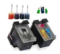 UHRSERNJ Refillable Ink Cartridge Compatible With 704 704XL For Deskjet Ink Advantage 2010-K010a 2060-K110a Printers Vilaxh For 704xl(Cartridge ink)