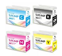 UHRSERNJ T52Q1 T52Q2 T52Q3 T52Q4 SJIC44P Ink Cartridge With Chip Compatible With Printer Models CW-C4030 C4030 Color Label Printer SJIC44P(4PCS-BK C M Y)