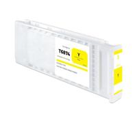 UHRSERNJ T6871 T6872 T6873 T6874 Compatible With Weak Solvent Ink One Time Use Chip Printer Supplies S30600 S50600 S70600 For Part Number T6871 T6872 T6873 T6874(Yellow)