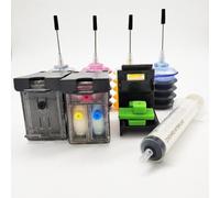 UHRSERNJ Vilaxh 302 Ink Cartridges 302XL Refillable Compatible With Deskjet 1110 3639 3831 3630 4650 4525 4527 Printers 2 Pack(Cartridge ink 30ML)