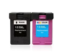 UHSTJW 2pcs Ink Cartridge Compatible With 122 - D1000 1050 2000 2050 2510 3000 3052A 3054A 3540 2540 Printers 122 XL