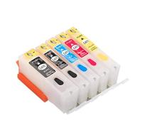 UHSTJW 5 Colors Empty Compatible Ink Cartridge PGI470 CLI471 Compatible With MG5740 MG6840 MG7740 Printer