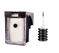 UHSTJW Compatible Refillable Ink Cartridge For 67 67XL 67XXL Compatible With - 2734 2735 2736 2737 2742 2752 2755 2765 2772 2774 Printer(HP67BK Transparent)