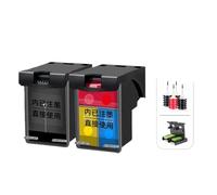 UHSTJW Compatible Refillable Ink Cartridge For 67 67XL 67XXL Compatible With - 2734 2735 2736 2737 2742 2752 2755 2765 2772 2774 Printer(1set 67Transparent)