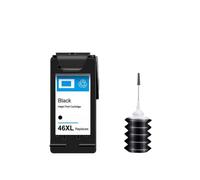 UHSTJW Ink Cartridge Compatible With 46 46XL - Ink Advantage 2020hc 2520hc 2029 2529 4729 Printer(HP46XL BK R)