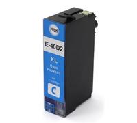 UHSTJW Ink Cartridge T40D1 T40D2 T40D3 T40D4 T40D Compatible With SC T3100 SC T5100 SC T2100 Series(T40D2-CYAN)