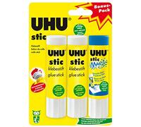 Uhu 45290 - glue sticks 3 Set, 2 Stic mit 1 Stic Magic, 21 g