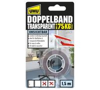 UHU 45375 Extra Strong Transparent Double-Sided mounting Tape, Doppelband Doppel