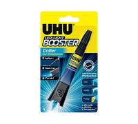 UHU Booster - Extra Strong Glue Any Media UV Lamp Activated Included, Glue, Repair, Fill, Protection, Transparent, 3g Tube