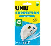 UHU Correction Tape Compact for Fast, Clean and Line Accurate Correction, 10 m x 5 mm
