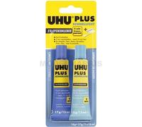 Uhu Plus Quick-Dry Faster Crystal Clear 2K Epoxidharzklebstoff