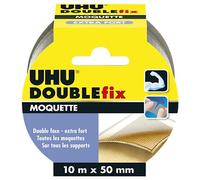 UHU Doublefix 10m x 50mm Extra Strong Double Sided Carpet Tape