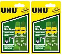 UHU EPOXY ULTRA STRONG 2X10ML BLISTER (Pack of 2)