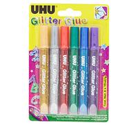 UHU GLITTER GLUE ORIGINAL 6X10ML BLISTER