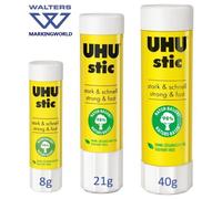 UHU Glue Stick | Solvent Free | Various Sizes - 8g, 21g & 40g