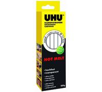 UHU Hot Melt Clear Glue Cartridges 11mm Diameter 200g 47865