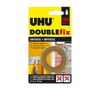UHU doublefix brown double sided extra strong adhesive tape 1.5m x 19mm