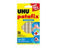 Patafix 48815 Double-Sided Adhesive Pads Transparent [Pack of 56]