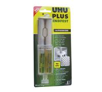 UHU Plus Epoxy Endfest Heavy Duty Adhesive Syringe - 300kg - 90min Working Time