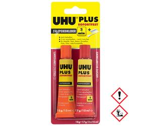 UHU Plus Instantly Fast Very Strong 2K Epoxy Adhesive 35g