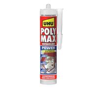 UHU Poly Max Power Mounting Adhesive, Transparent, Cartridge 300 g