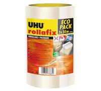 UHU Rollafix Packing Tape Packaging Tape Transparent 3 x 50 m